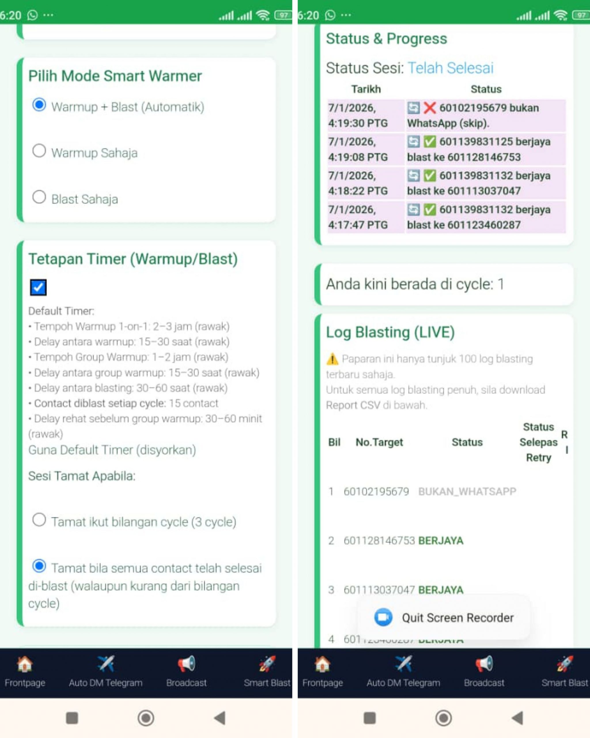 Preview Smart Warmup + Blast